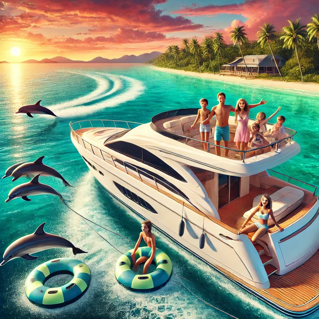 Yacht Picnic at Sea