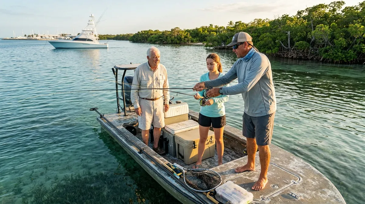 What's the difference between a fishing guide and a charter?
