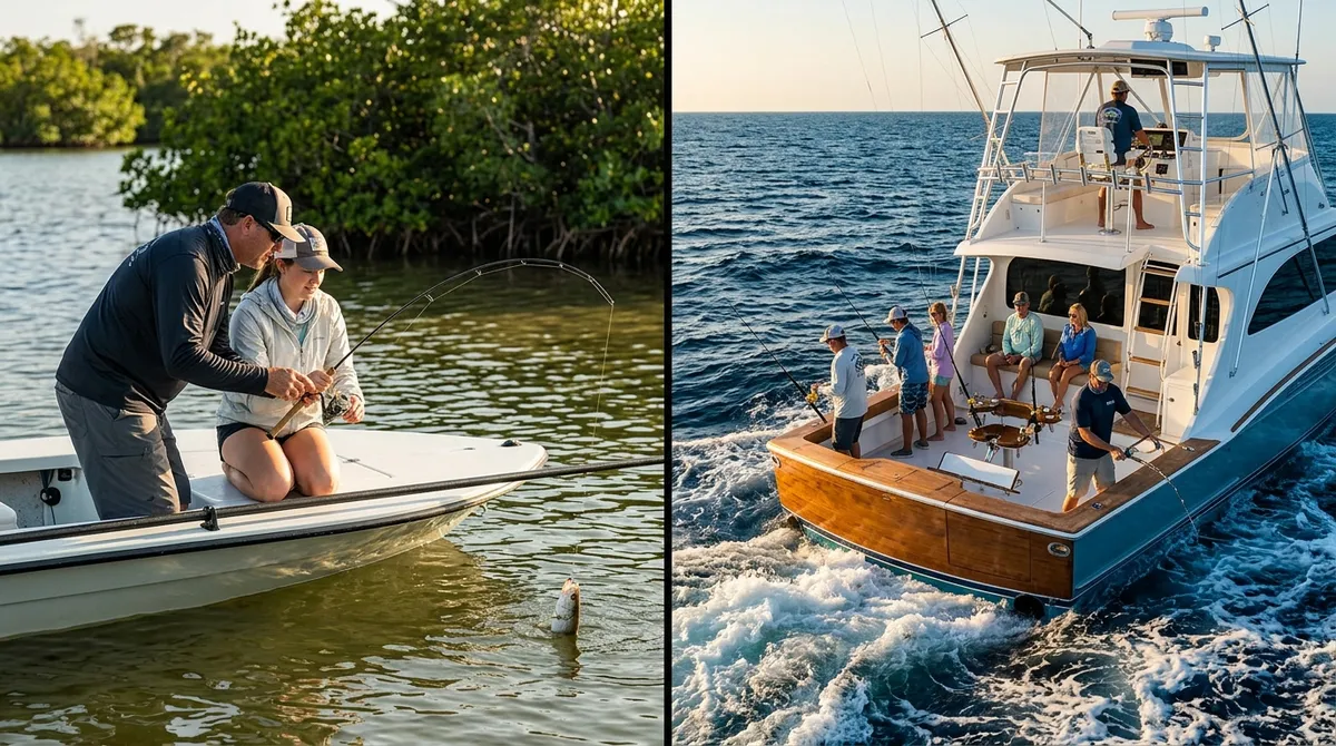 What's the Difference Between a Fishing Guide and a Charter?