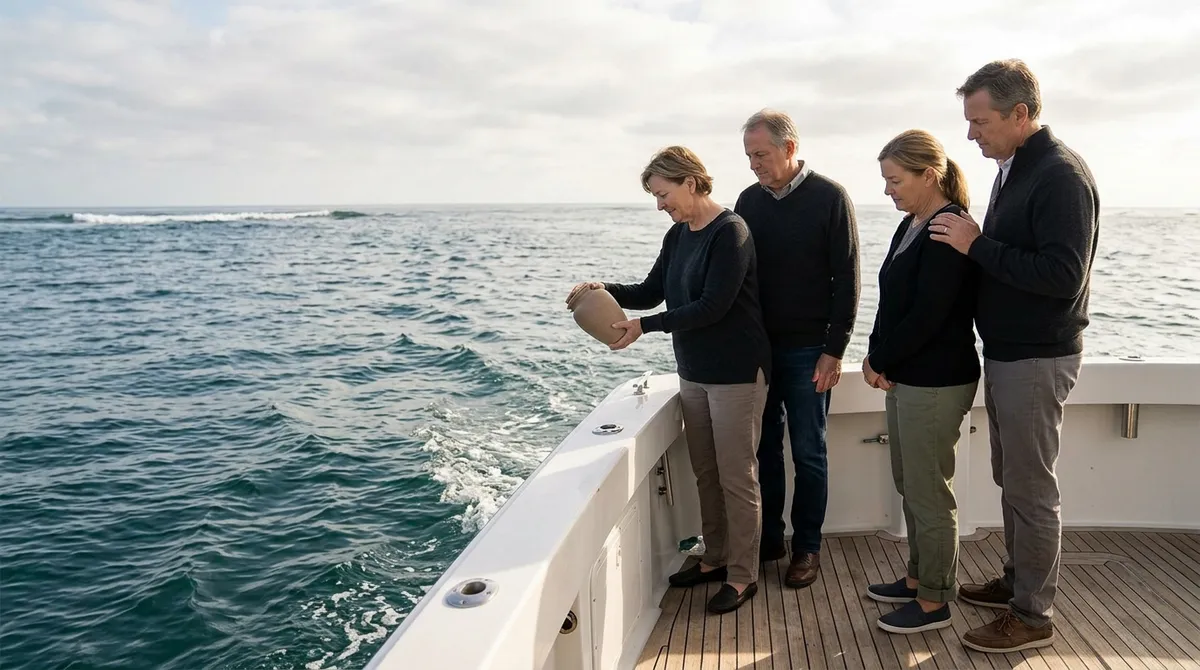 scattering ashes at sea