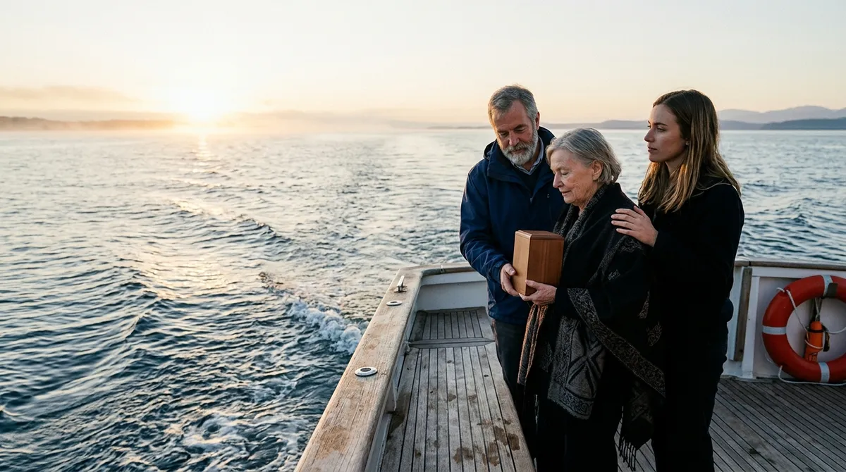 scattering ashes at sea