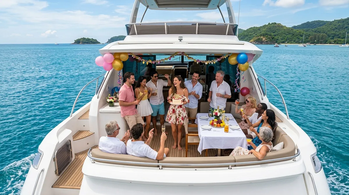 birthday party boat
