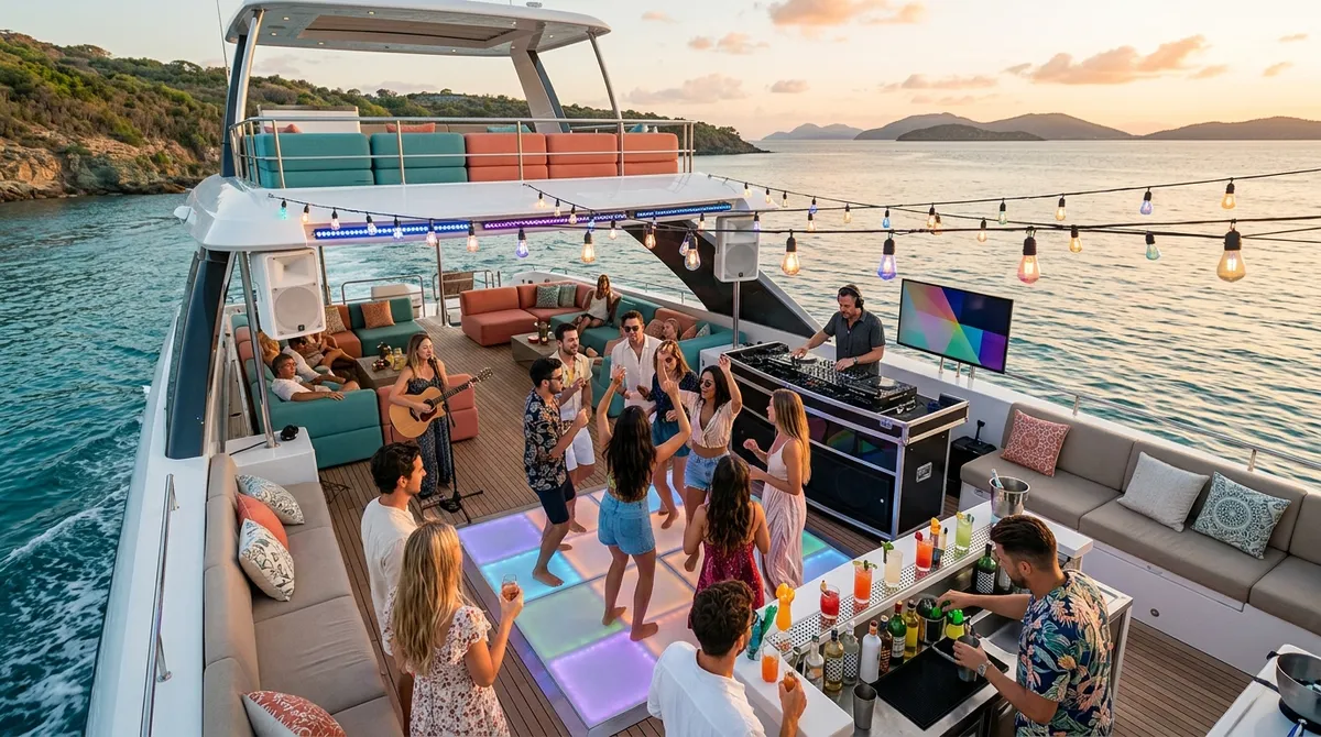 birthday party boat