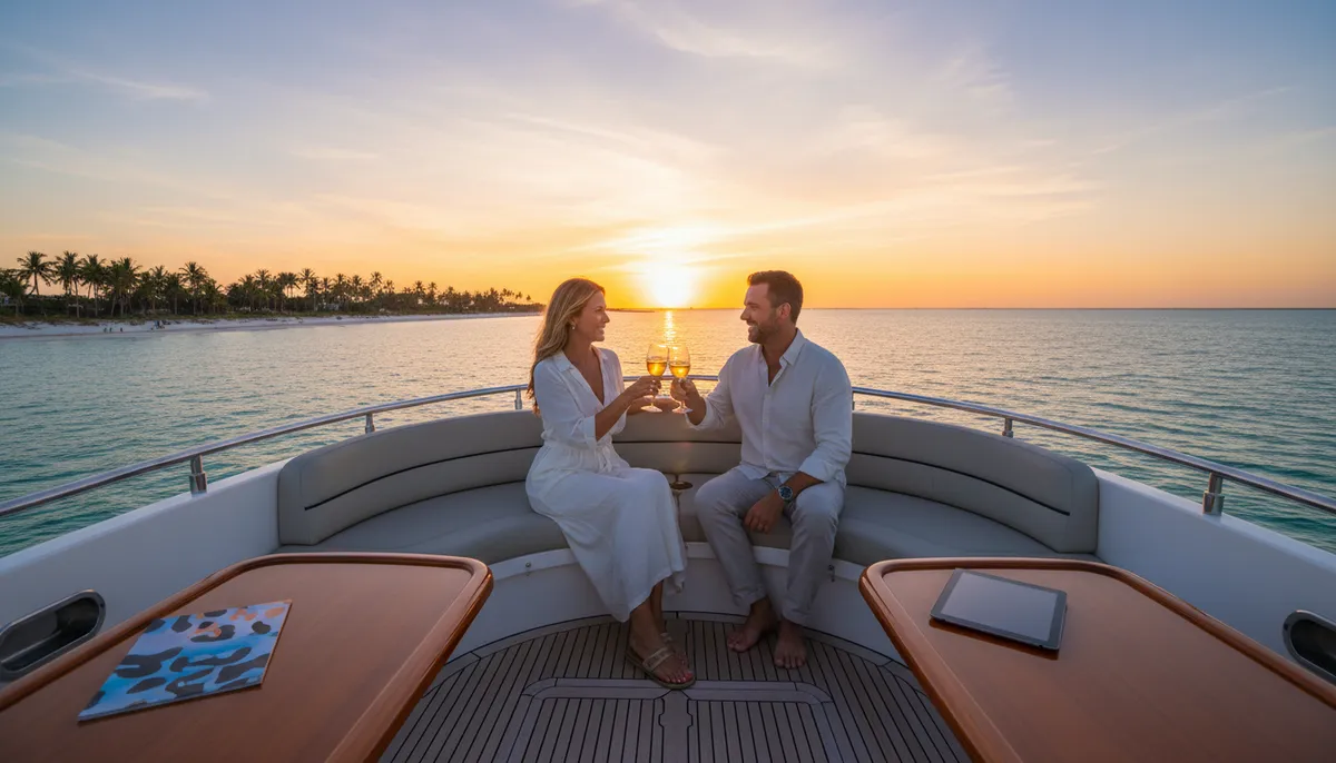 chartered yacht