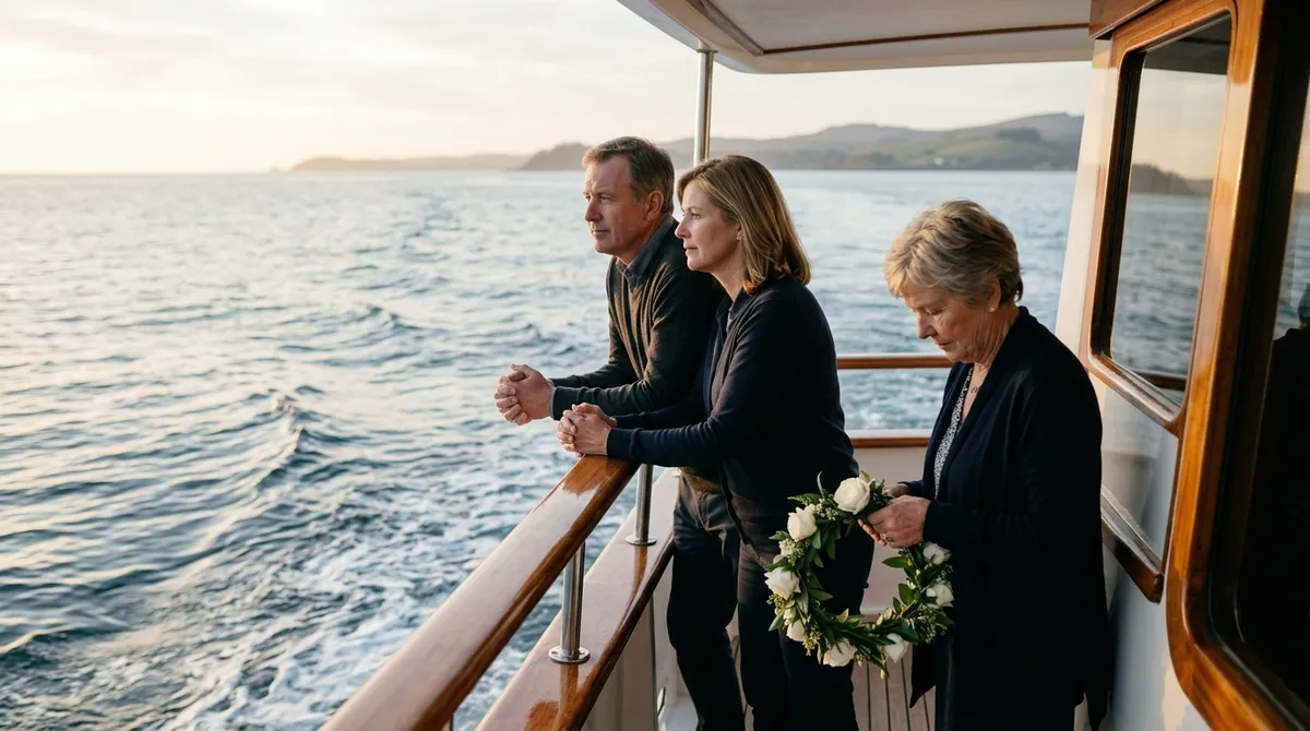memorial service at sea