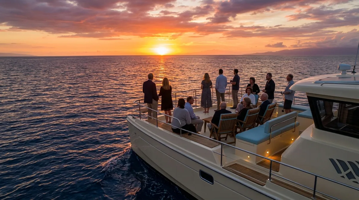 memorial service at sea