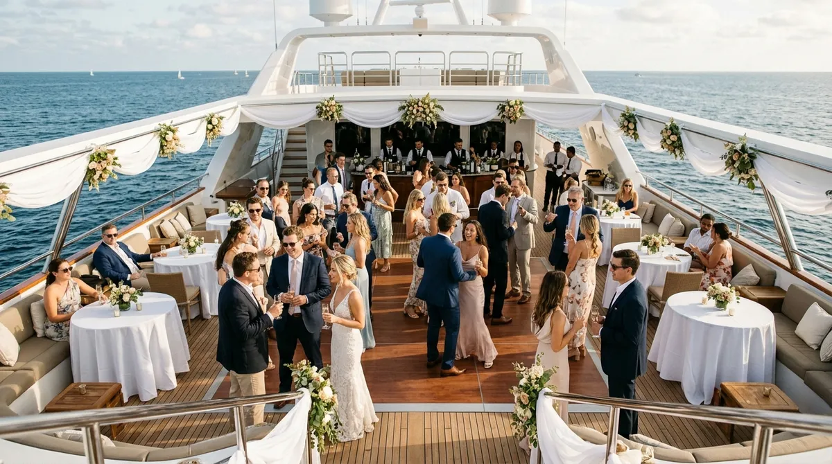 wedding yacht charter