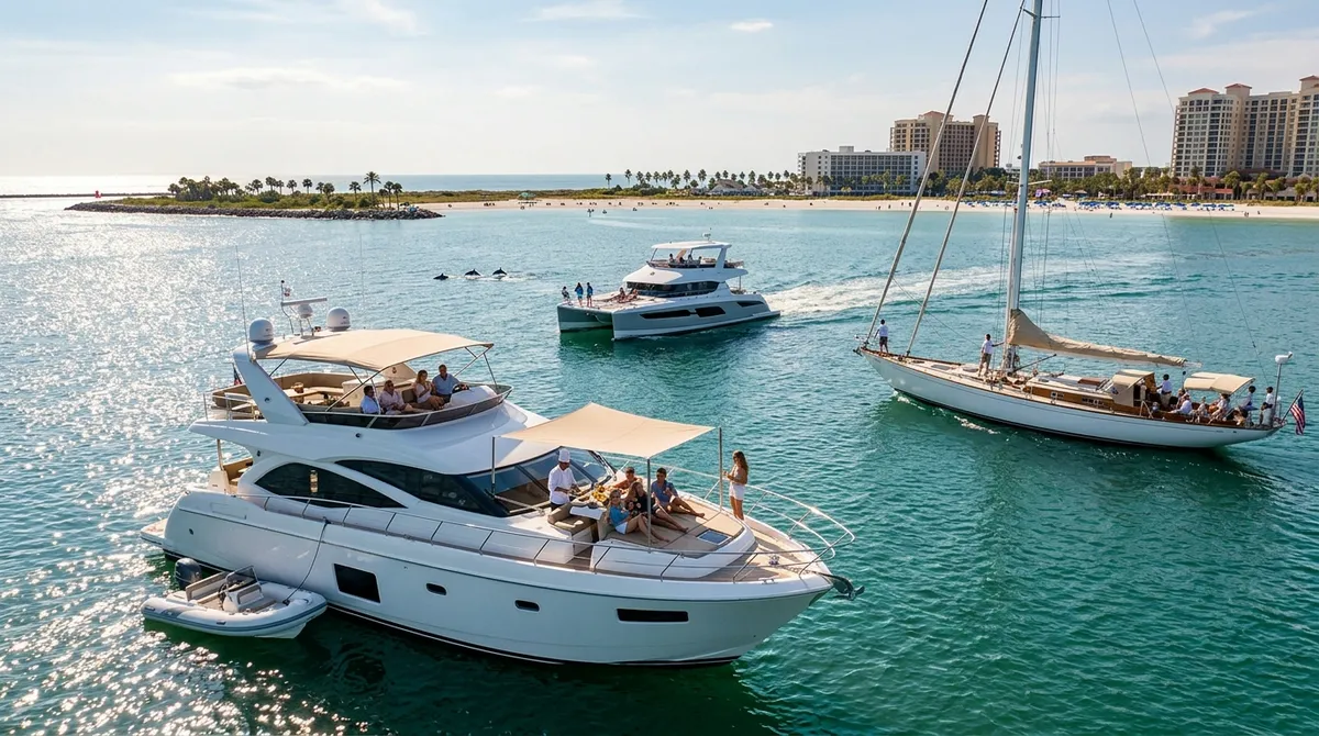 luxury yacht rental clearwater