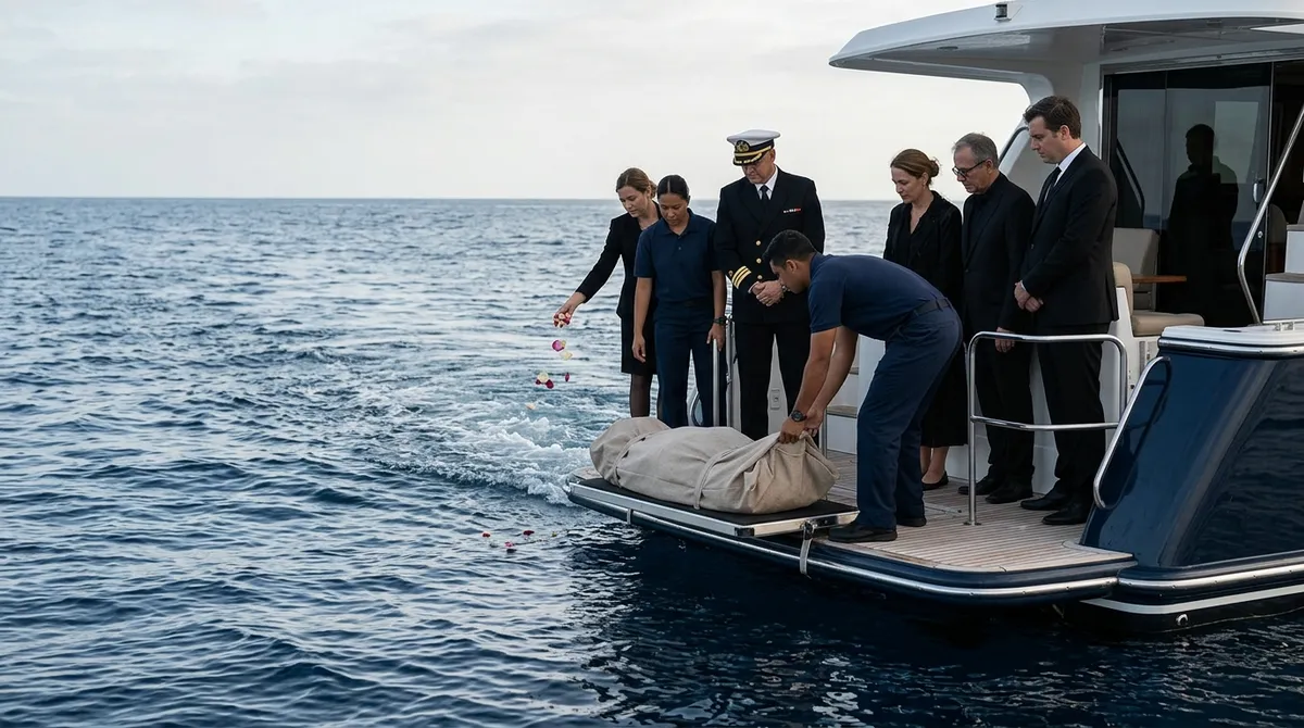 what is burial at sea