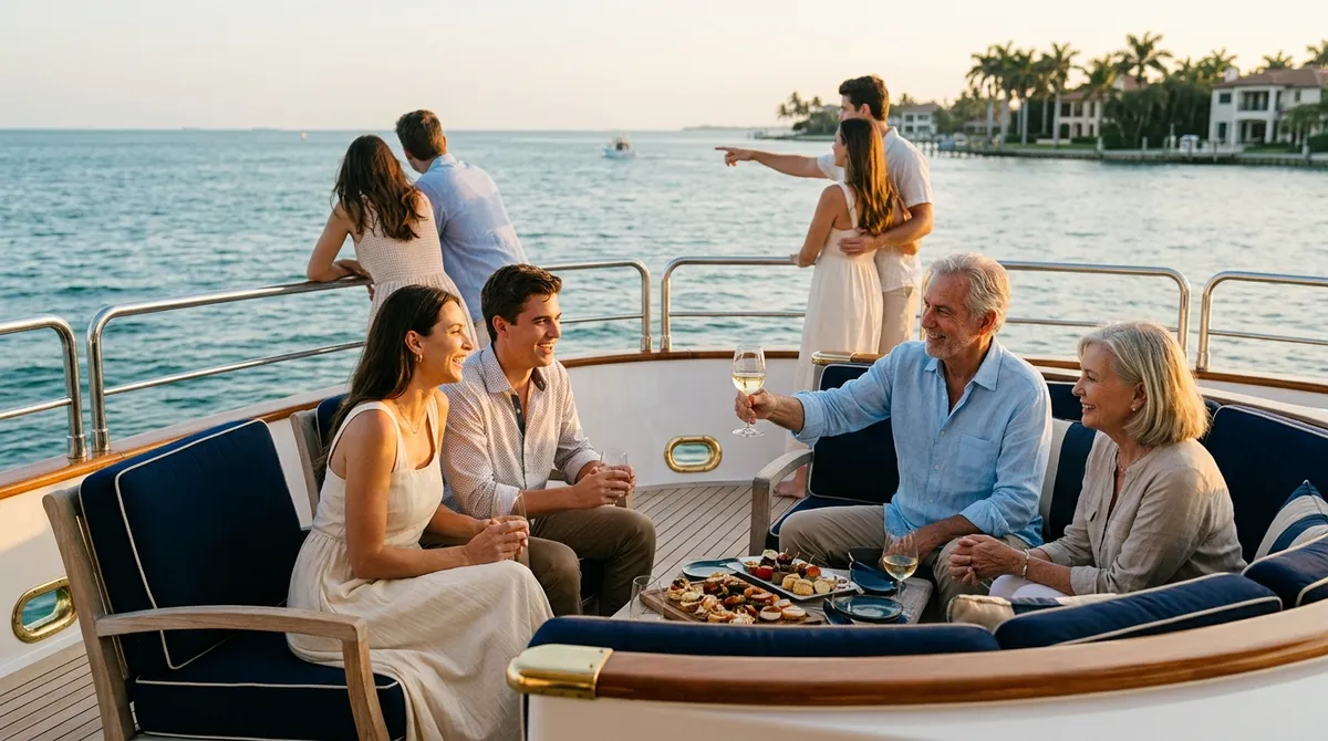 luxury boat experience