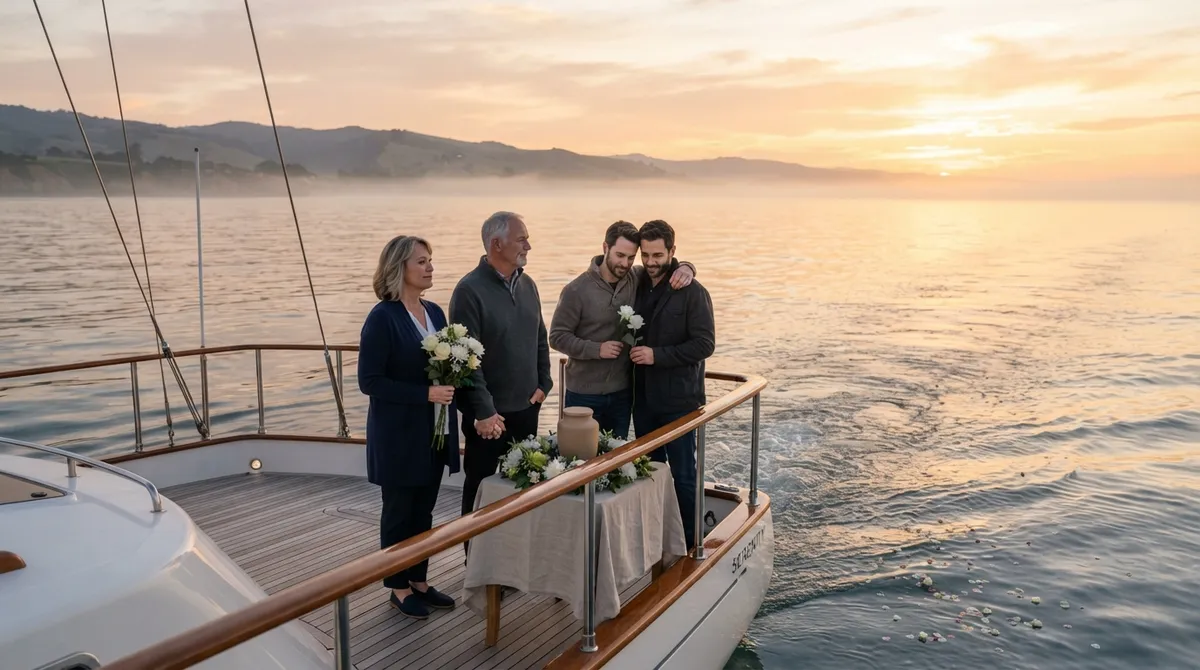 Celebration of Life Ash Scattering Ceremony Yacht Guide