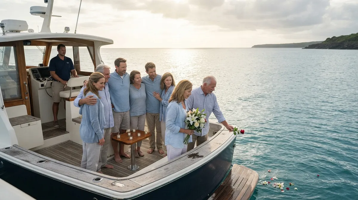 Private Attended Memorial Ceremony on the Water Guide