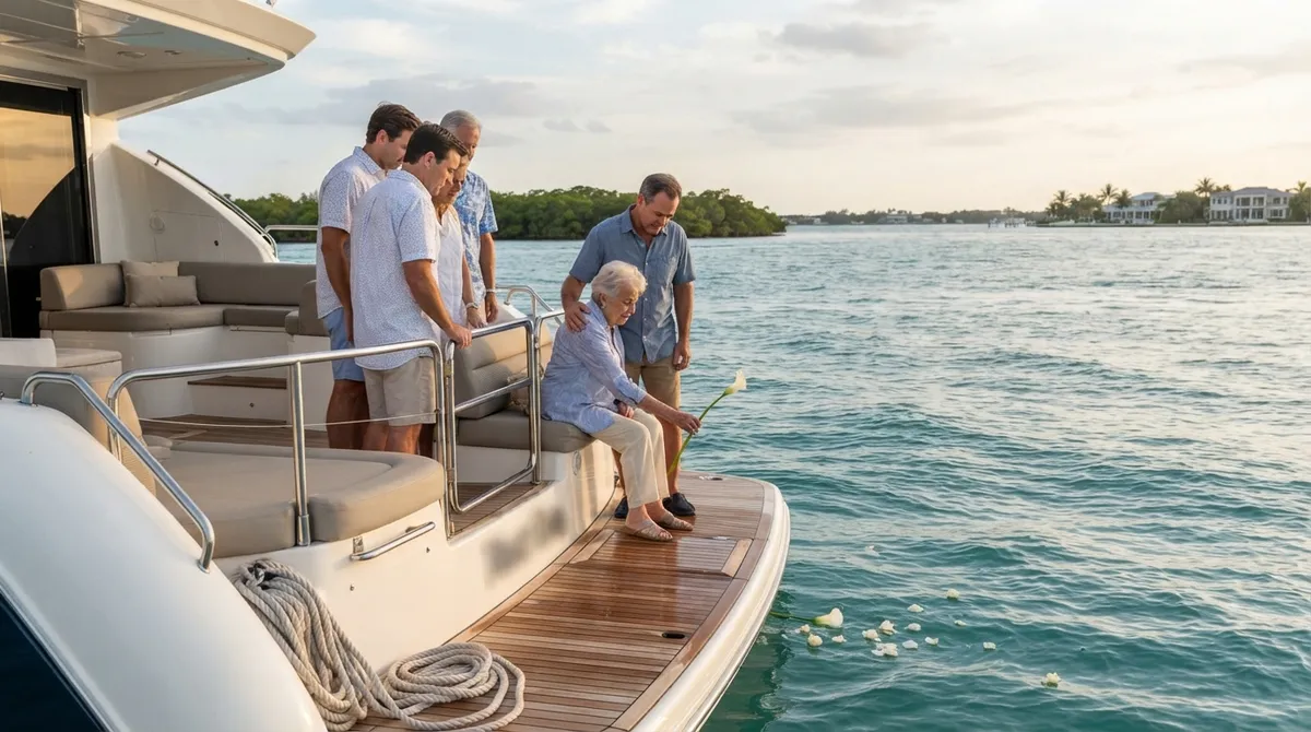 Private memorial yacht charter Florida