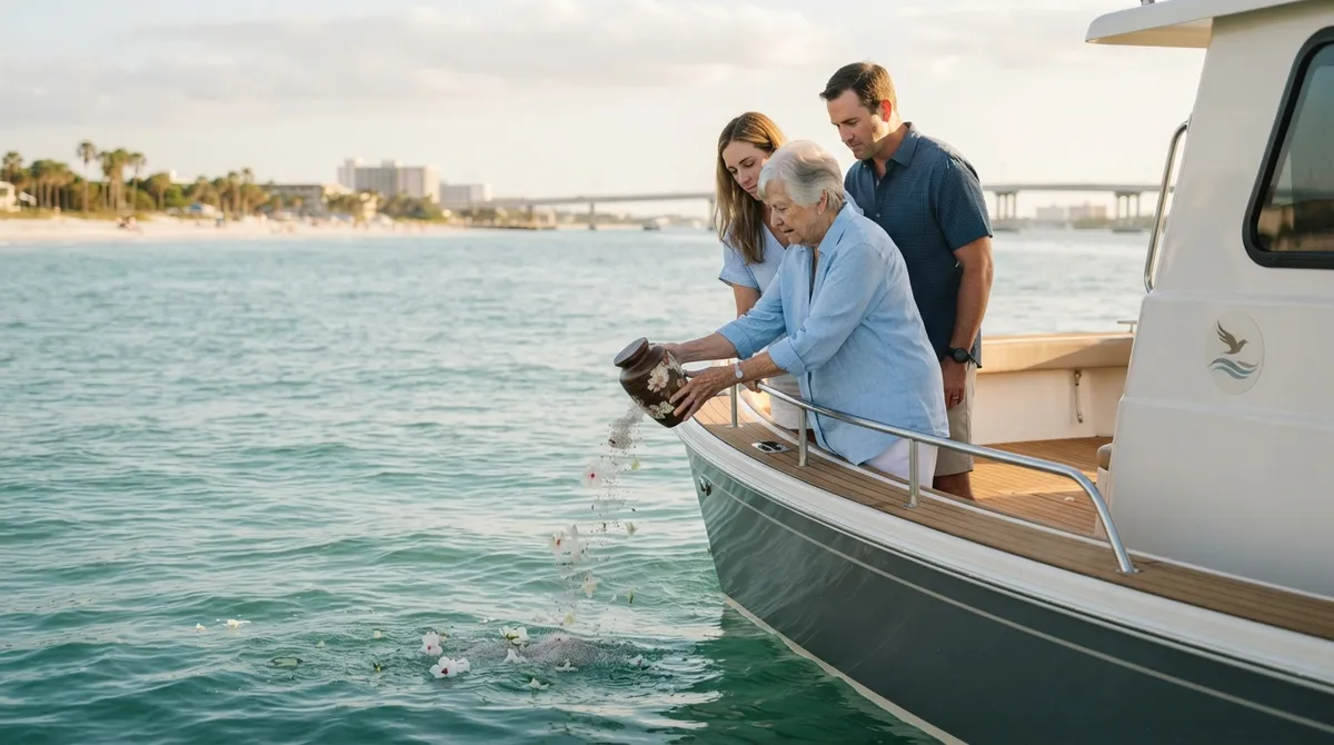 Professional ash scattering Clearwater FL