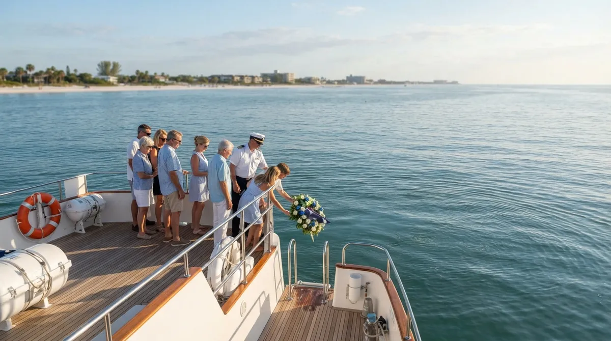 Veterans burial at sea Clearwater Florida