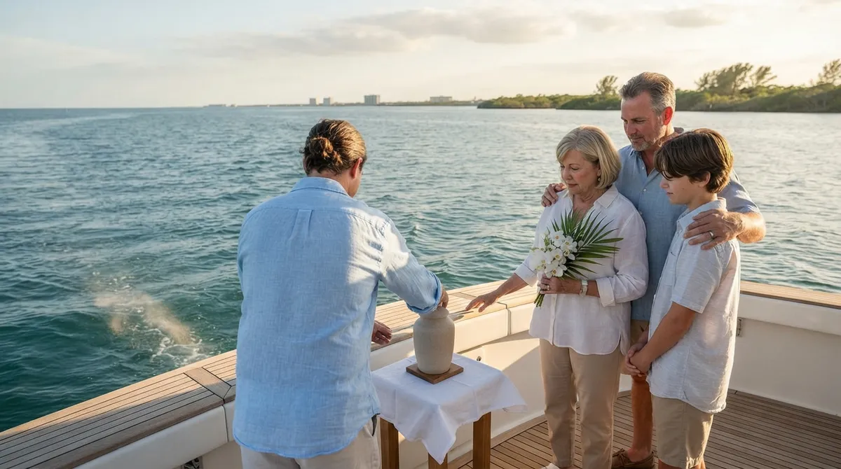 Ash scattering ceremony checklist Florida