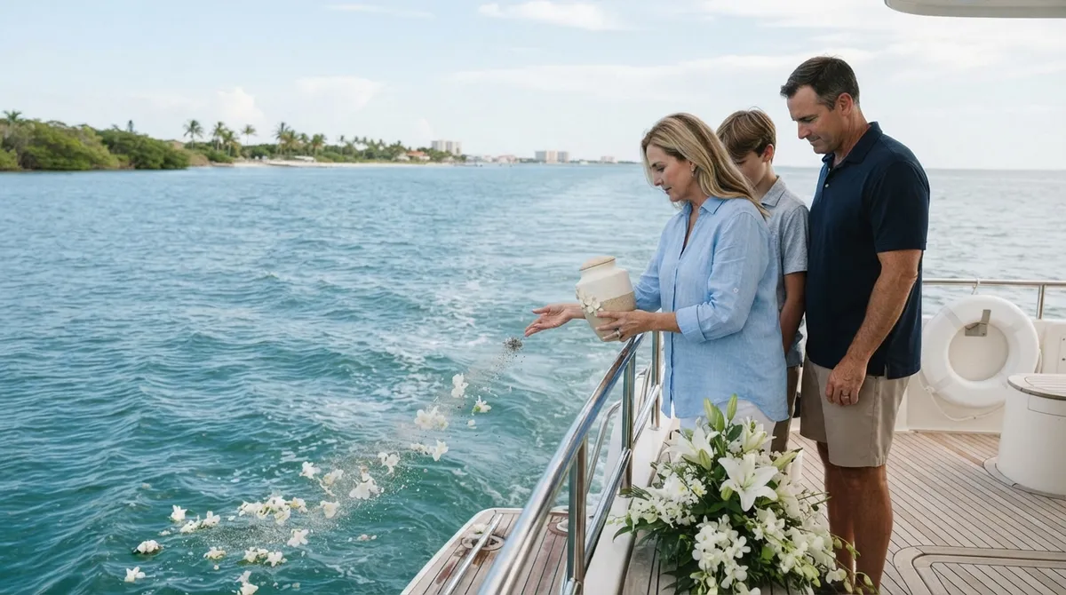 Ash scattering ceremony checklist Florida