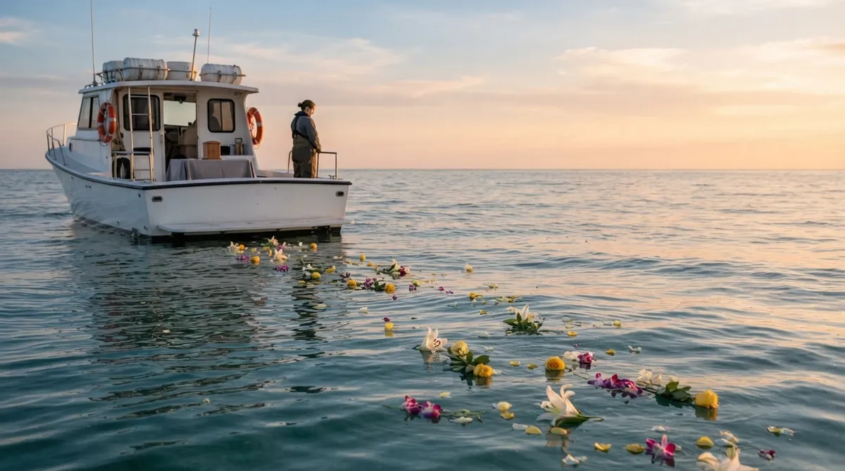What Is an Unattended Ash Scattering in the Gulf?
