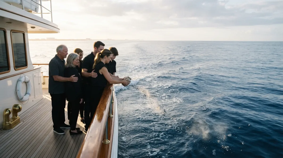 How Does an Ash Scattering Ceremony Work on a Yacht?