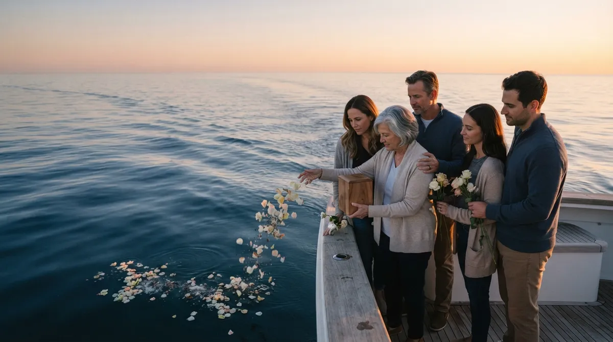 How to Plan a Non-Denominational Ash Scattering at Sea