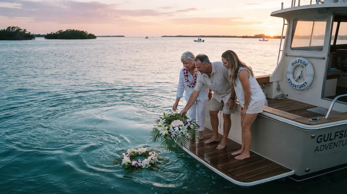Honoring a loved one ash scattering ceremony Florida